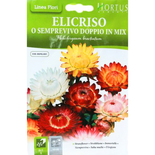 HORTUS STRAWFLOWER DOUBLE MIX 0.50 GRAM