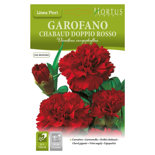 HORTUS CARNATION DOUBLE RED 0.20 GRAMS