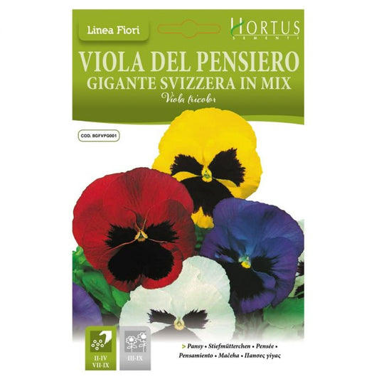 HORTUS PENSY VIOLA GIANTE MIX 0.10 GRAMS